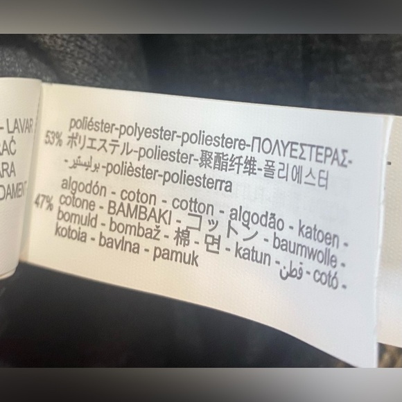 Zara Gael Grey Sleeveless Mini Dress, Sz S, Scoop Neckline, Straight A-line - Picture 7 of 7